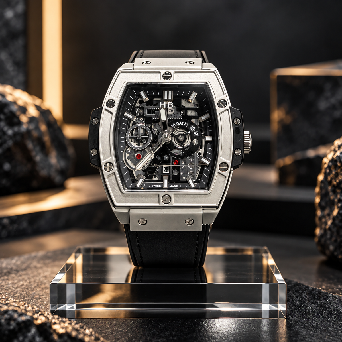 Hublot Champion 88 Skeleton Black Watch