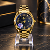 Patek Philippe Style – Gold & Blue Dial Watch