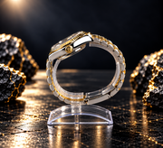 RLX Datejust Style Gold & Silver Watch – Semi-Automatic