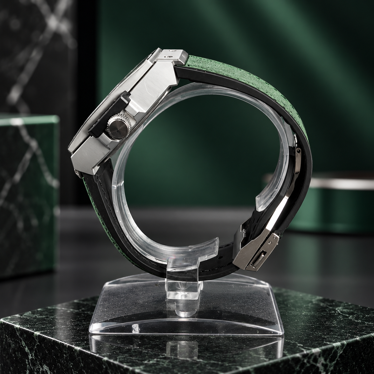 Hublot Champion 88 – Skeleton Green Dial Watch