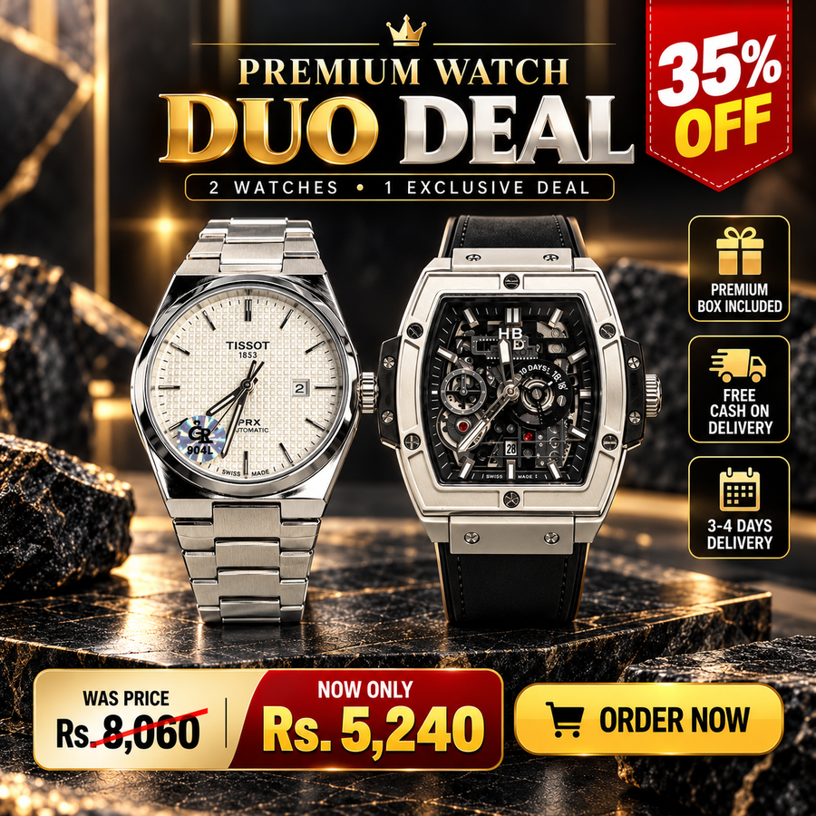 Premium Duo Watch Deal – PRX & Skeleton